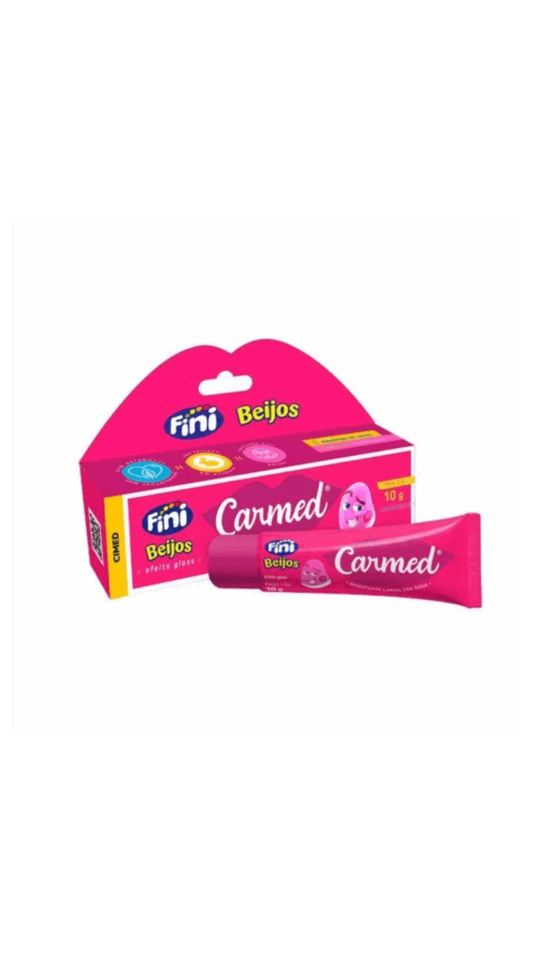 Carmed Fini Beijos Hidratante Labial Efeito Gloss 10g Cimed