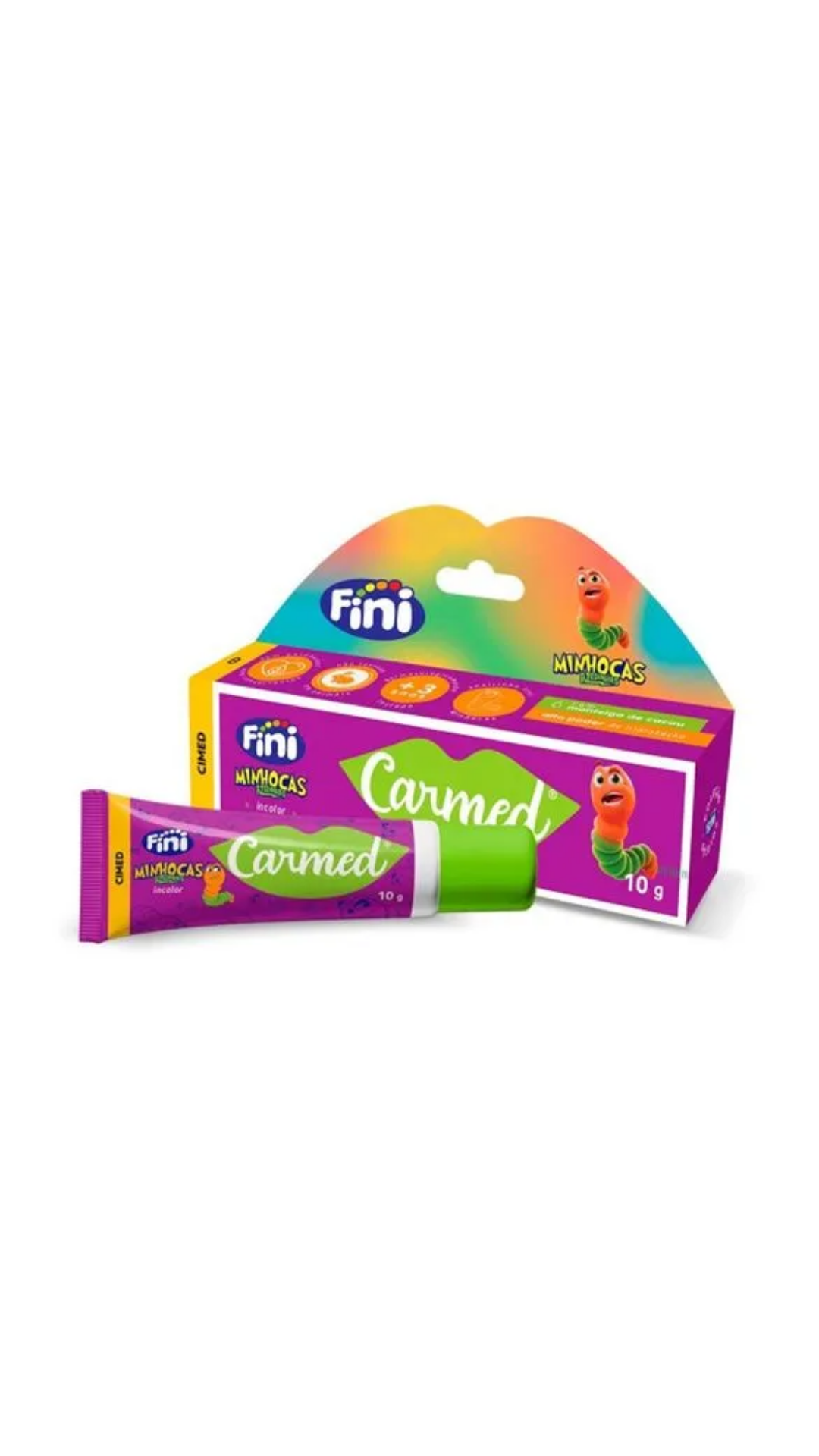 Carmed Fini Minhocas Hidratante Labial 10g Cimed