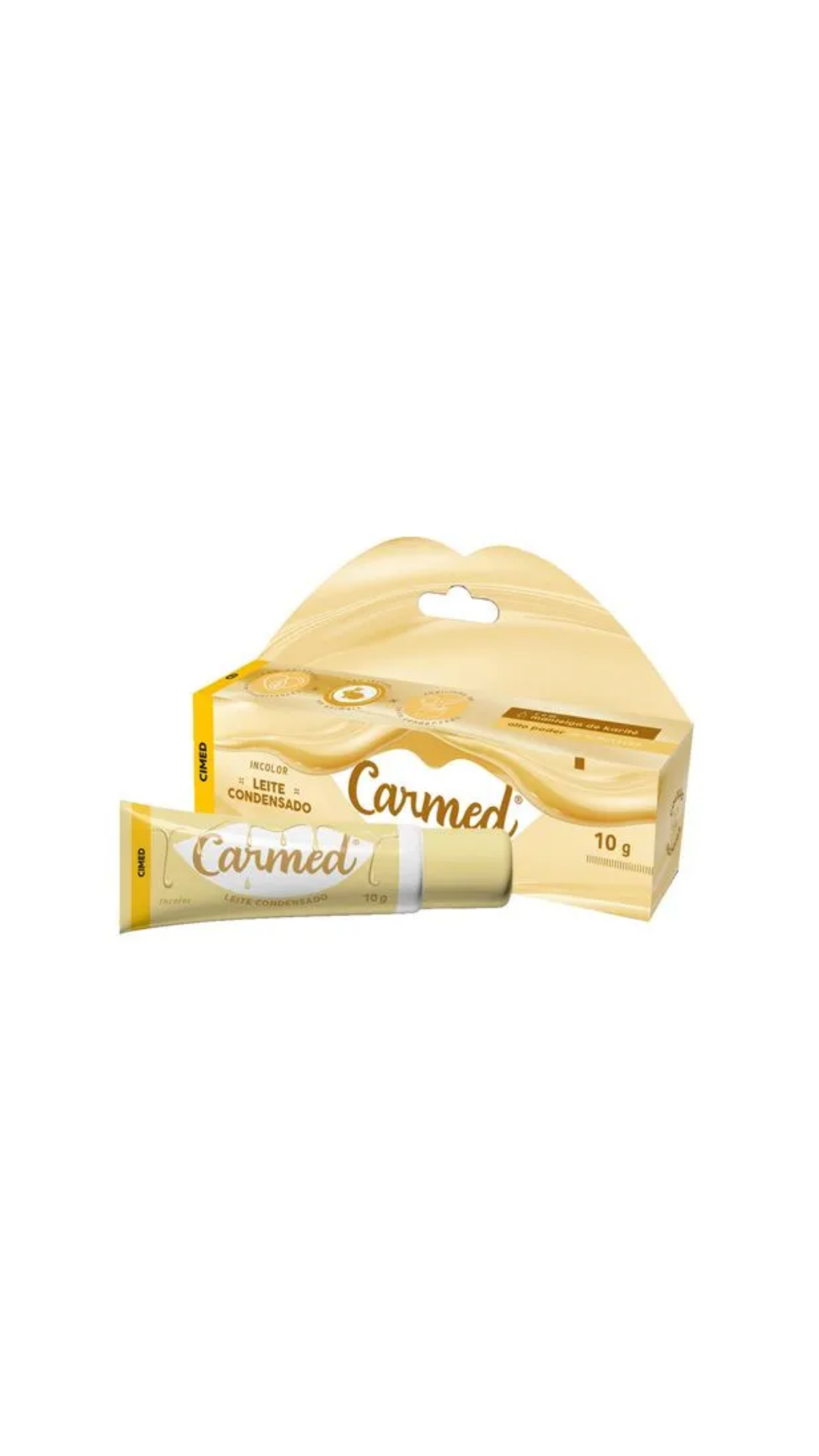 Carmed Leite Condensado Hidratante Labial Efeito Gloss 10g Cimed