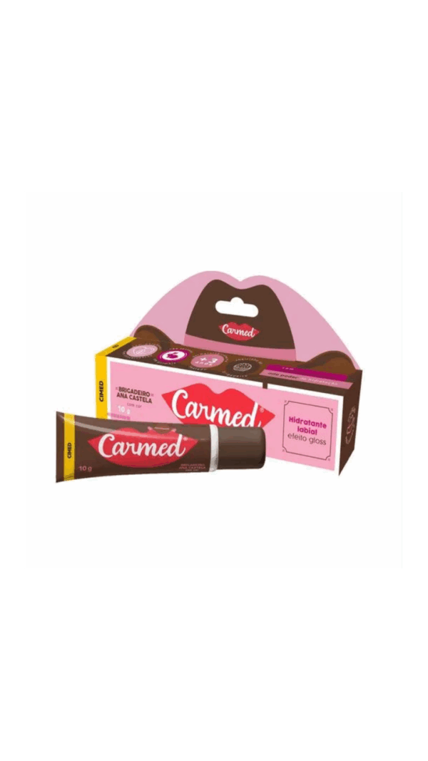 Carmed Boiadeira Brigadeiro Ana Castela Hidratante Labial Efeito Gloss 10g Cimed